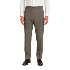 Giorgio Fiorelli Grey Plaid Pants Formal Dress Pants Slacks Trousers 44/38